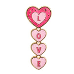 FAO Schwarz - LOVE Stack Enamel Pin - Collectibles