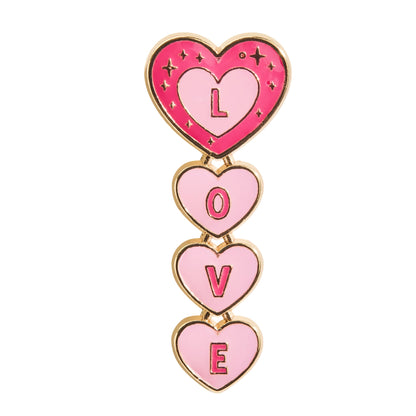 FAO Schwarz - LOVE Stack Enamel Pin - Collectibles