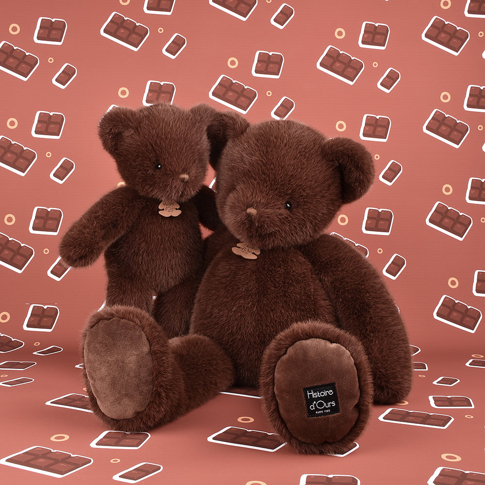 DouDou - Large Teddy Bear - Choco Cranberries - Plush