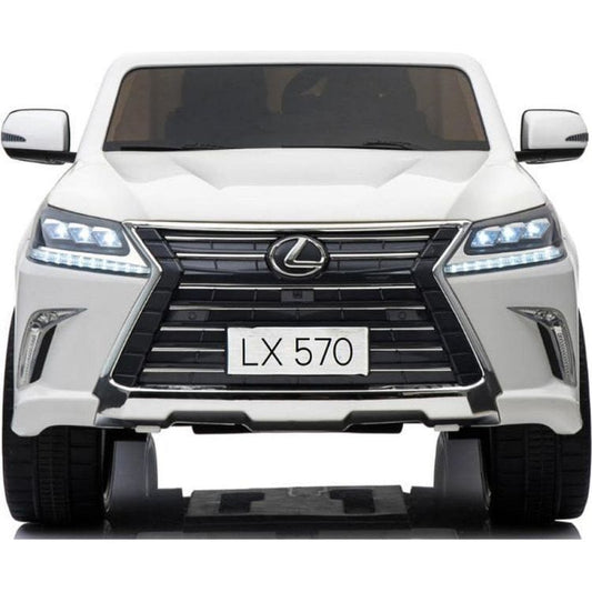Best Ride on Cars - Lexus LX-570 Ride-On Car - White - Outdoor