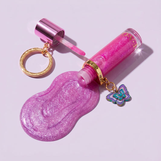 FAO Schwarz - Lip Gloss Keychain – Juice Pop - Fashion Activity and Roleplay