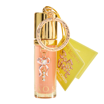 FAO Schwarz - Lip Gloss Keychain – Soft Vibe - Fashion Activity and Roleplay