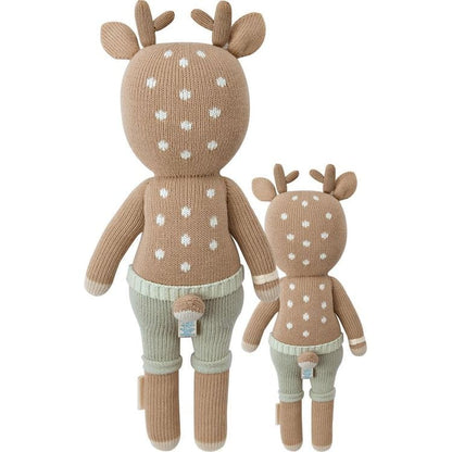 Cuddle And Kind - Little 13" Elliott the Fawn Hand-Knit Doll - Plush