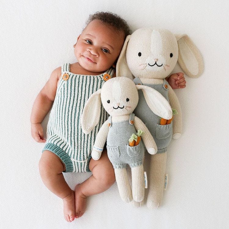 Cuddle And Kind - Little 13" Henry the Bunny Hand-Knit Doll - Plush