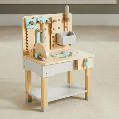 Wonder & Wise - Little Builder Wooden Construction Workbench - Preschool