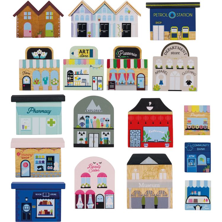 Le Toy Van - London Wood Train Set – 120 Pieces - Preschool