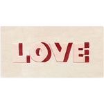 Maison Deux - Love Rug - Cream/Red - Room Decor