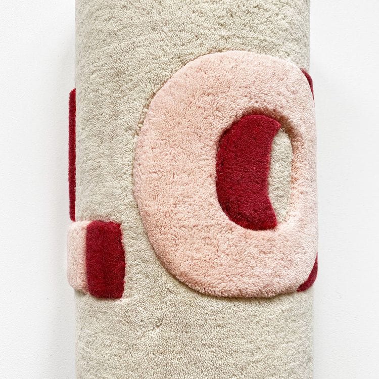 Maison Deux - Love Rug - Cream/Red - Room Decor
