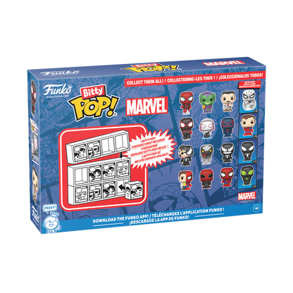 Funko - Marvel Bitty Pop! Spider-Man 4-Pack Series 1 - World of Funko