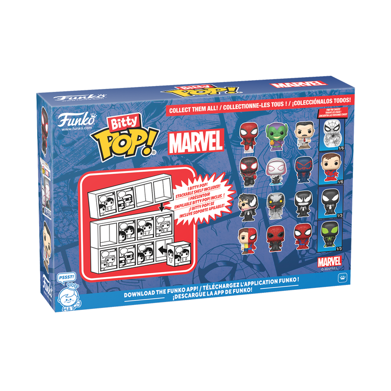 Funko - Marvel Bitty Pop! Spider-Man 4-Pack Series 4 - World of Funko