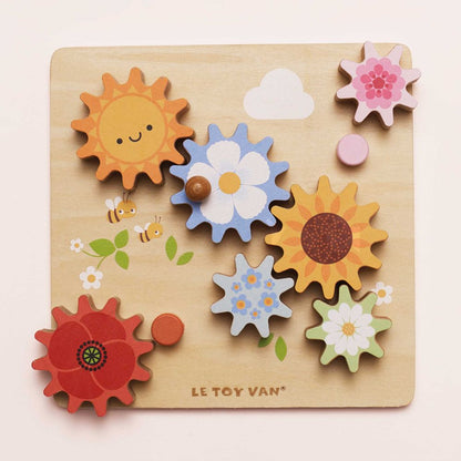 Le Toy Van - Meadow Bees Gears & Cogs Activity Toy - Infants
