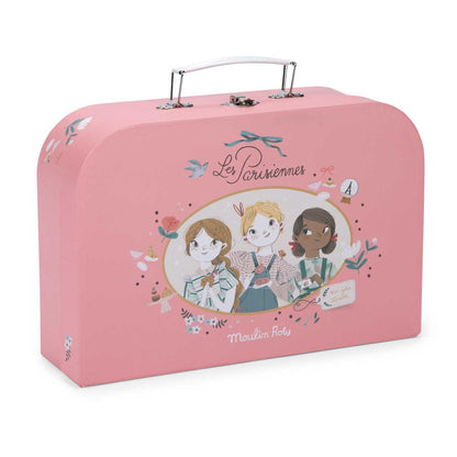Moulin Roty - Metal Tea Set with Suitcase - The Parisiennes - Preschool