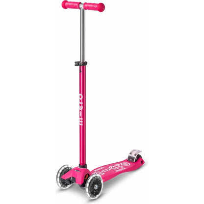 Micro Kickboard - Micro Maxi LED Scooter - Pink - Outdoor