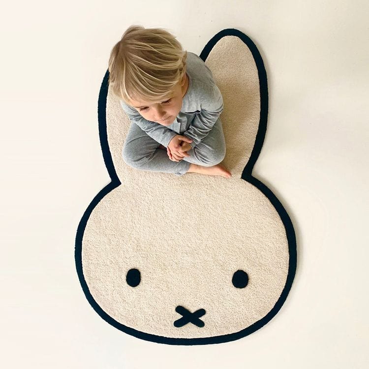 Maison Deux - Miffy Rug - Cream - Room Decor