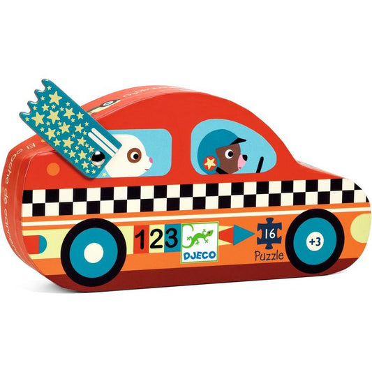 Djeco - Mini Racing Car Puzzle - Puzzles