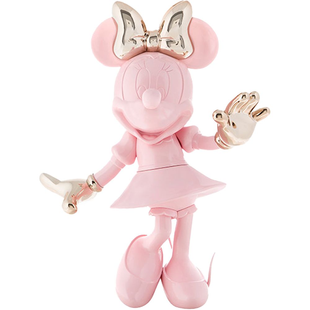 Leblon Delienne - Minnie Mouse 12" Welcome Studio Figurine - Pastel Pink & Rose Gold - Collectibles