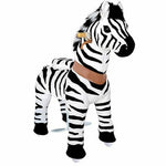 PonyCycle, Inc. - Model U Ride-On Zebra - 3-4 Years - Plush