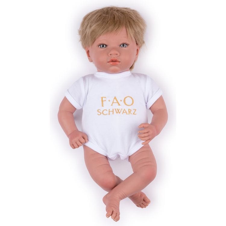 FAO Schwarz - My FAO Doll - Light Skin with Grey Eyes & Blonde Hair - My FAO Doll