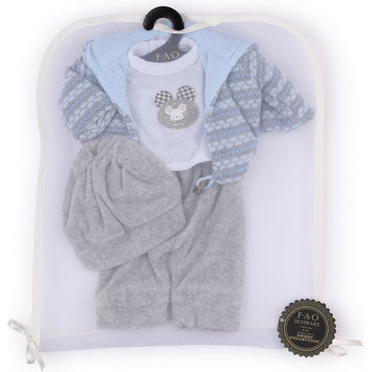 FAO Schwarz - My FAO Doll Outfit - Light Blue & Grey - My FAO Doll