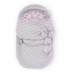 FAO Schwarz - My FAO Doll Swaddle - Grey Dots & Flowers - My FAO Doll