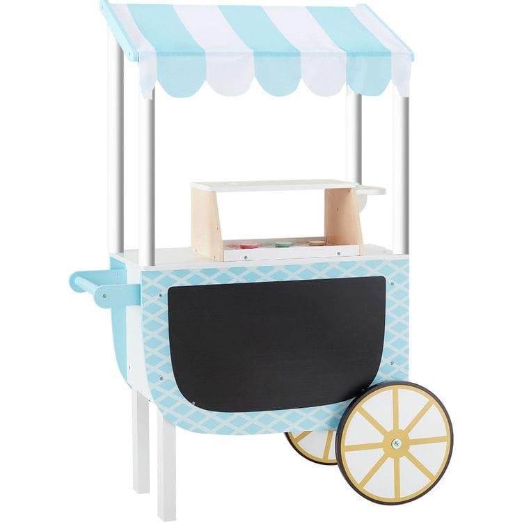 Teamson Kids - My Little Helper Ice Cream Cart & Accessories - Preschool