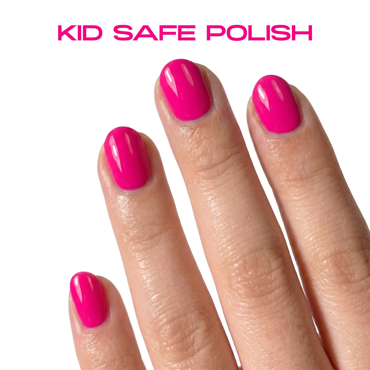 FAO Schwarz - Nail Polish for Kids – Power Pink - Fashion Activity and Roleplay