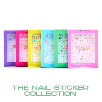 FAO Schwarz - Nail Stickers Set - Bling - Fashion Activity and Roleplay