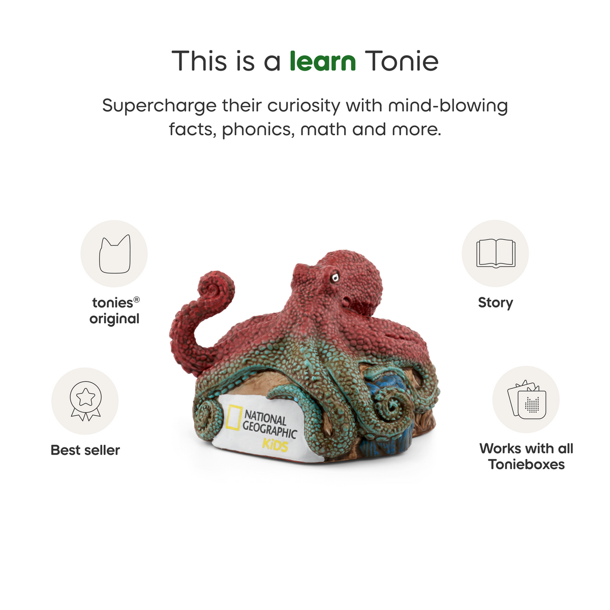 Tonies - National Geographic Kids: Octopus Tonie - Electronics