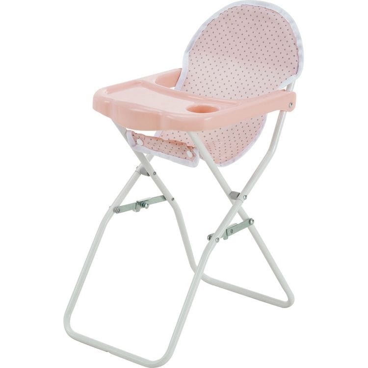 Teamson Kids - Olivia's Little World Polka Dot Princess Baby Doll 3 Piece Nursery Set - Pink - Dolls