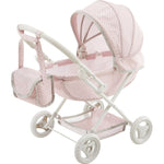 Teamson Kids - Olivia's Little World Polka Dot Princess Baby Doll Pram Stroller - Dolls