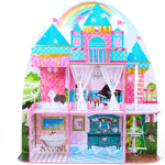 Teamson Kids - Olivia's Little World Princess Castle Dollhouse for 12" Dolls - Dolls