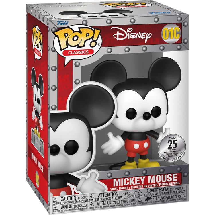 Funko - POP Classics: Disney- Mickey Mouse - World of Funko