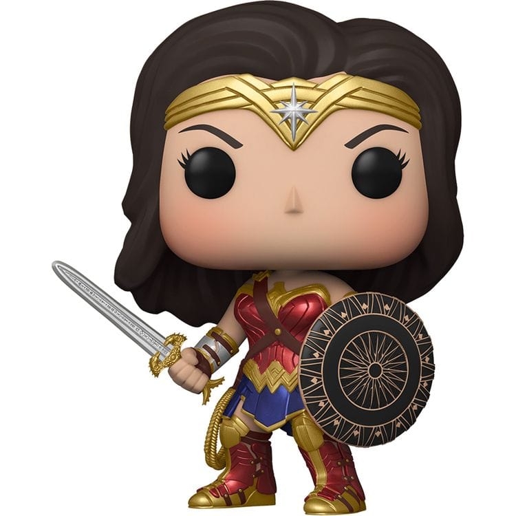 Funko - POP Heroes: Wonder Woman Figure with Shield - Diecast - World of Funko