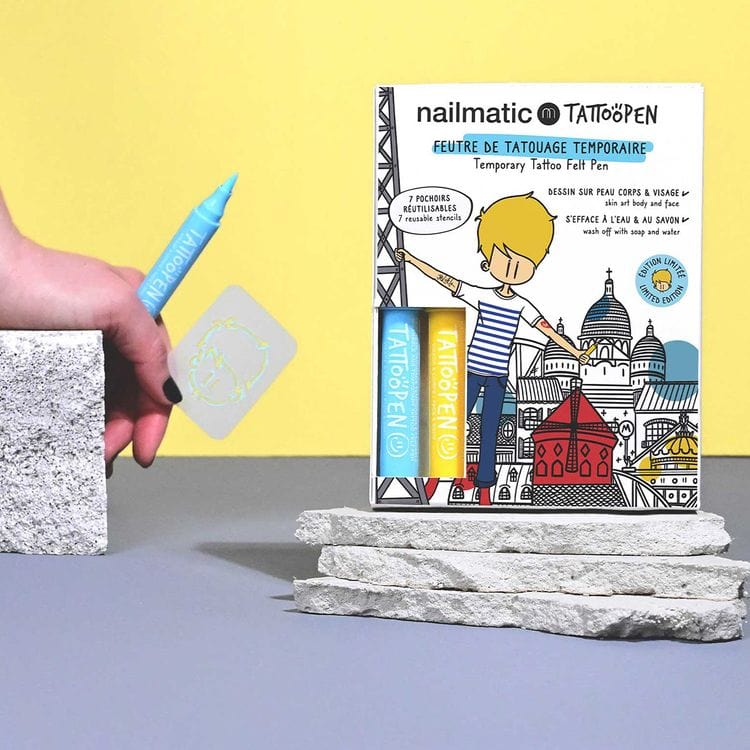 Nailmatic - Paris Tattoo Pen Set for Kids - Trend Accessories