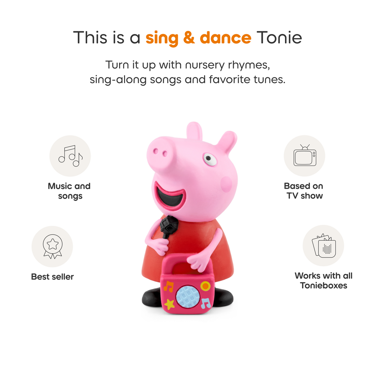 Tonies - Peppa Pig: My First Album Tonie - Electronics