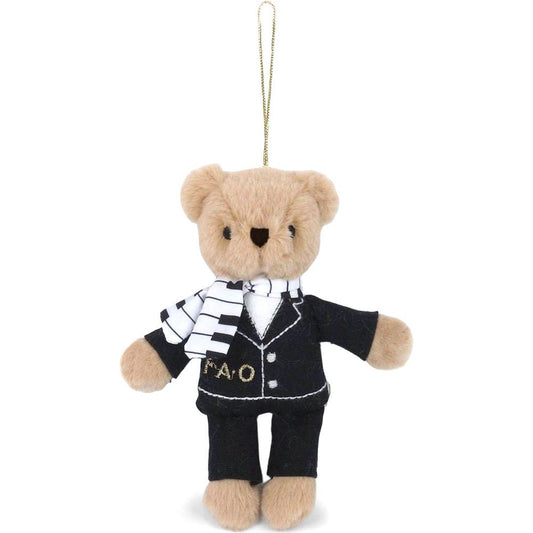 FAO Schwarz - Piano Bear Boy Plush Ornament - Holiday