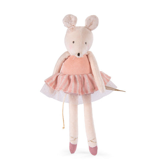 Moulin Roty - Pink Mouse Doll - The Little School of Dance - Plush
