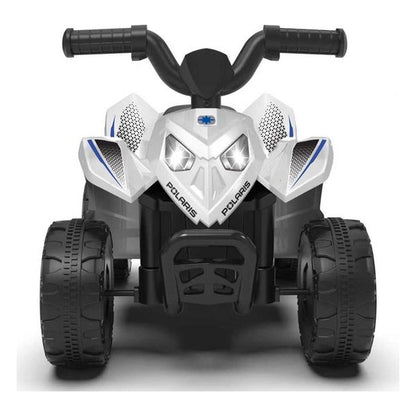Best Ride on Cars - Polaris Outlaw ATV 6V - White - Outdoor