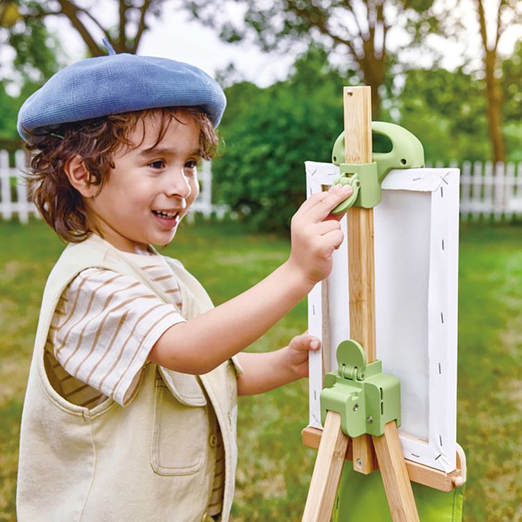 Hape - Portable Bamboo Easel - Creativity