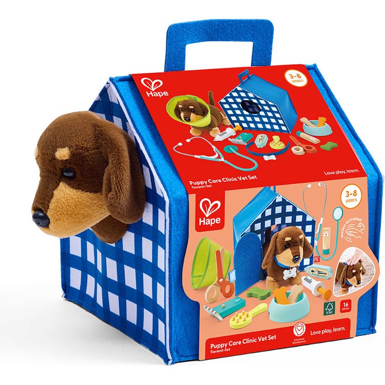 Hape - Puppy Clinic Veterinary Set - Preschool