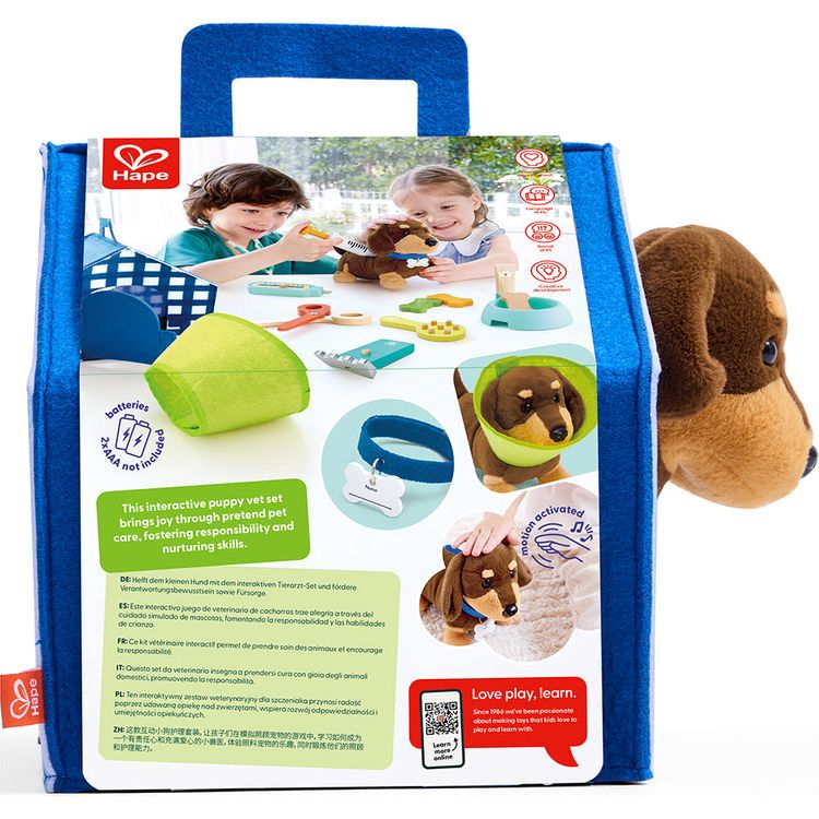 Hape - Puppy Clinic Veterinary Set - Preschool