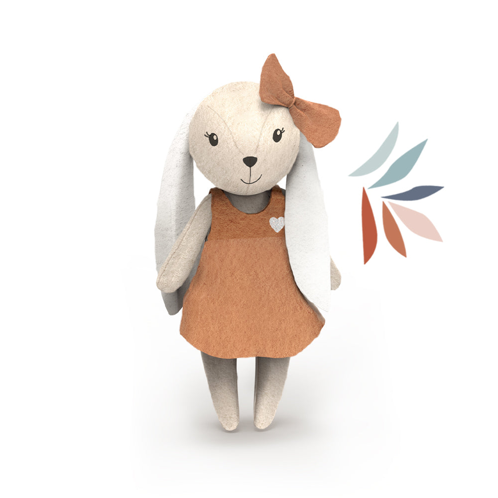 Speedy Monkey - Rabbit Family Doll Set - Dolls