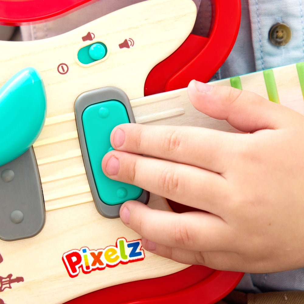 Hape - Rainbow Rock Pixel Guitar - Preschool