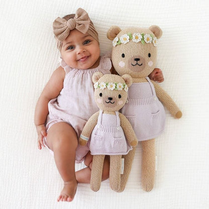 Cuddle And Kind - Regular 20" Olivia the Honey Bear Hand-Knit Doll - Plush