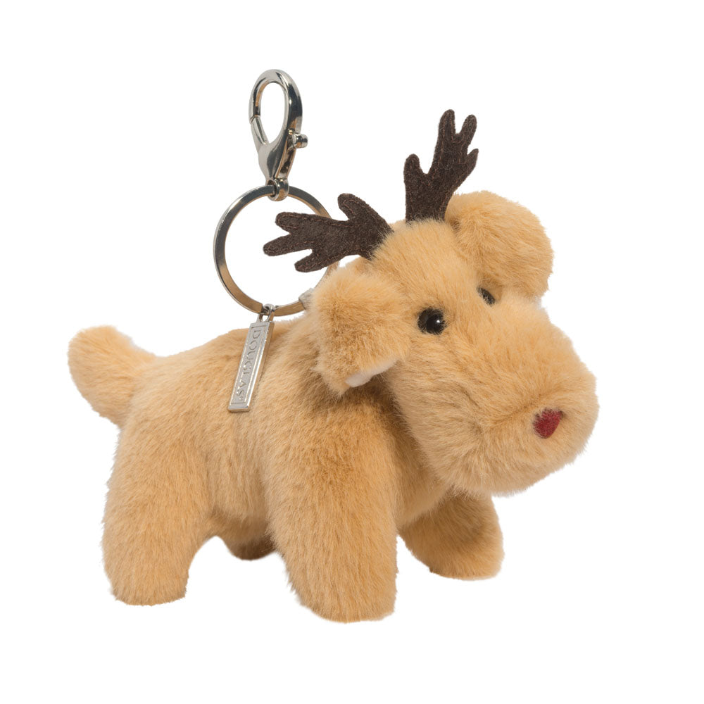 Douglas - Reindeer Muzzle Bag Charm - Plush
