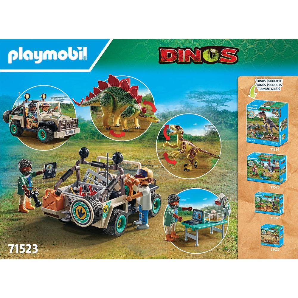 Playmobil - Research Camp with Dinosaurs Playset - Preschool