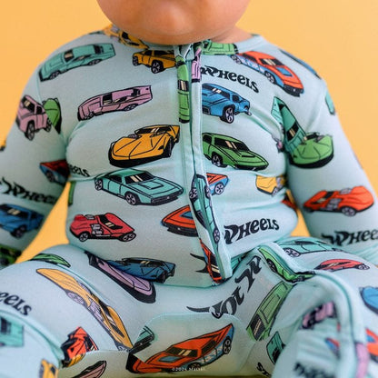 Posh Peanut - Retro Hot Wheels - Footie Zippered One Piece - Trend Accessories
