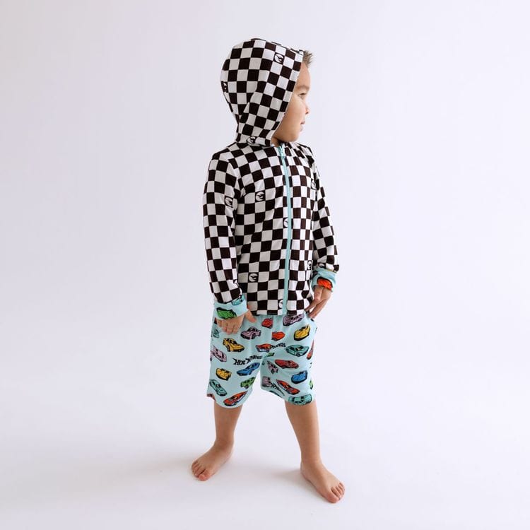 Posh Peanut - Retro Hot Wheels - Long Sleeve Reversible Kids Jacket - Trend Accessories