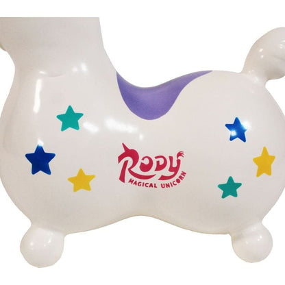 Rody® - Rody Magical Unicorn Inflatable Bouncer Ride-on With Pump - Preschool