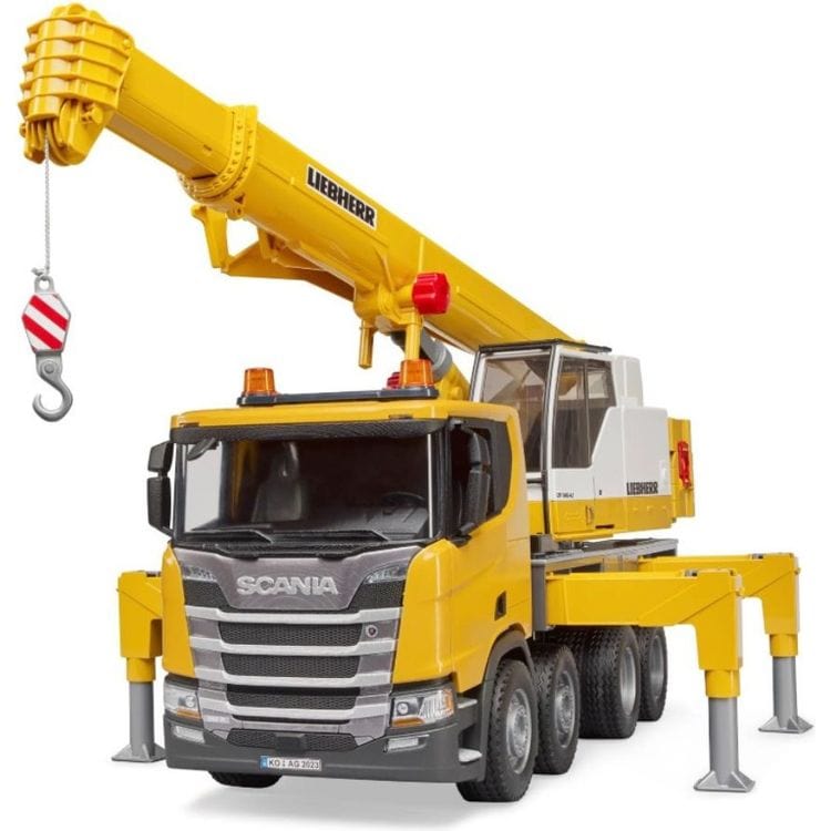 Bruder - Scania Super 560R Liebherr Crane Truck - Vehicles